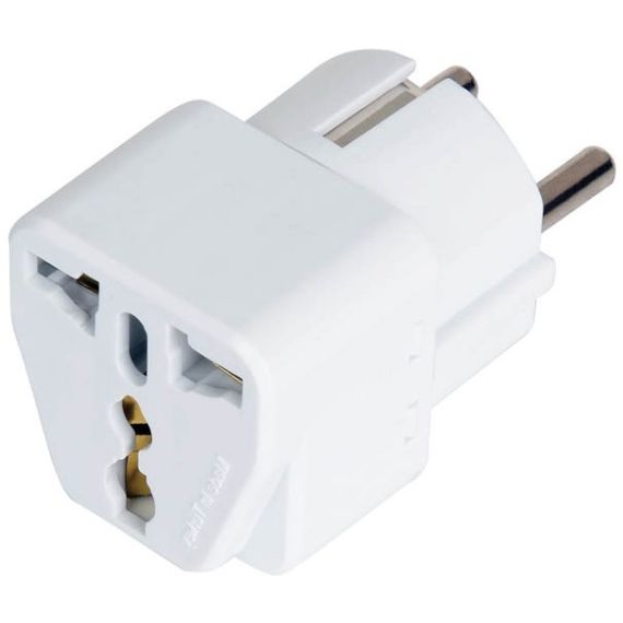 Adattatore universale con spina schuko 16A bianco Vito Adattatore universale con spina schuko 16A bianco Vito